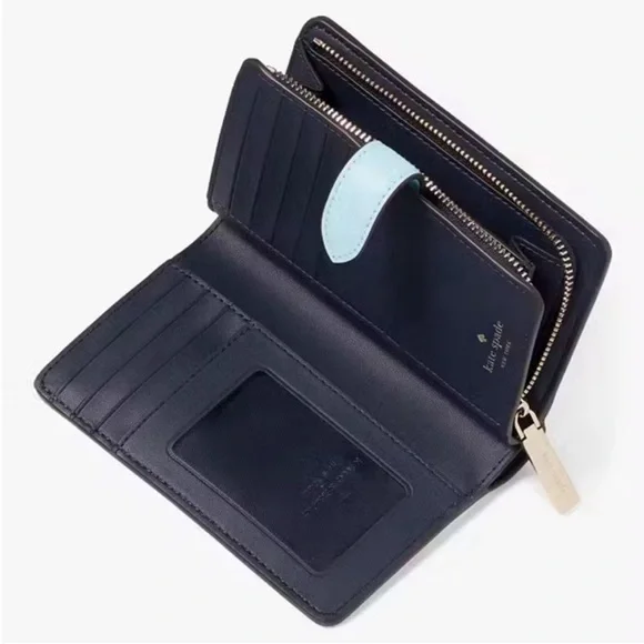 Kate Spade Grand Slam Medium Compact Bifold Wallet - Picture 5 of 5